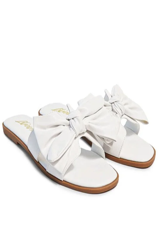 Flat Sandal with Bow