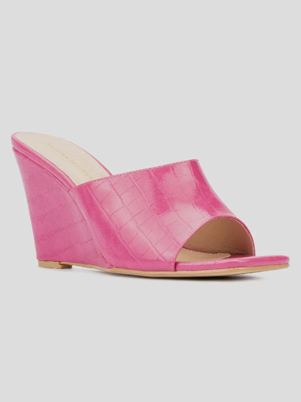 Raina Wide Width Slip-on Wedge Heels