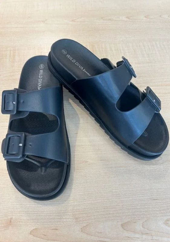 Classic Double Buckle Sandal