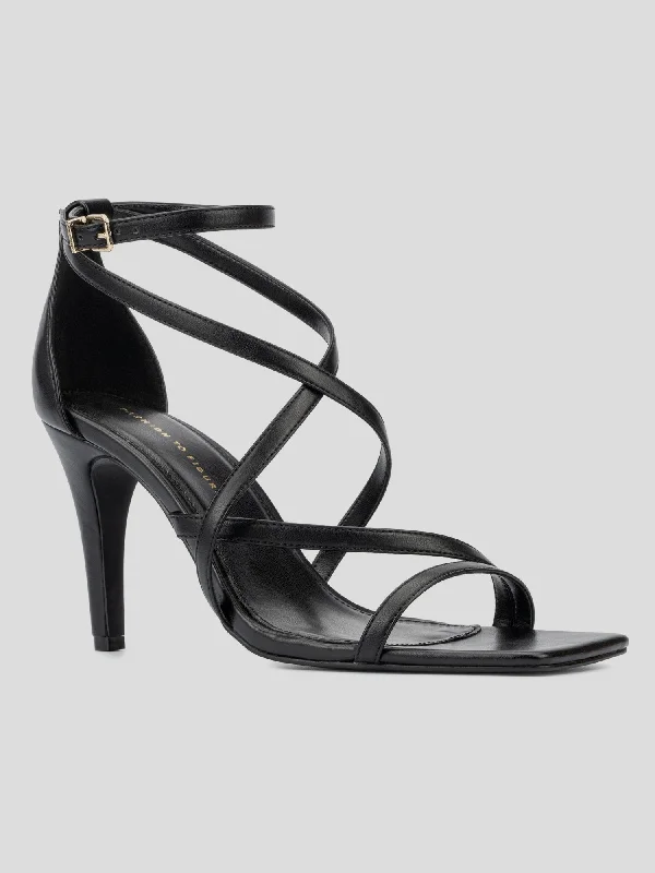 Stella Wide Width Strappy Heels