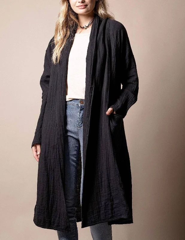 Brenley Wrap Jacket - Black