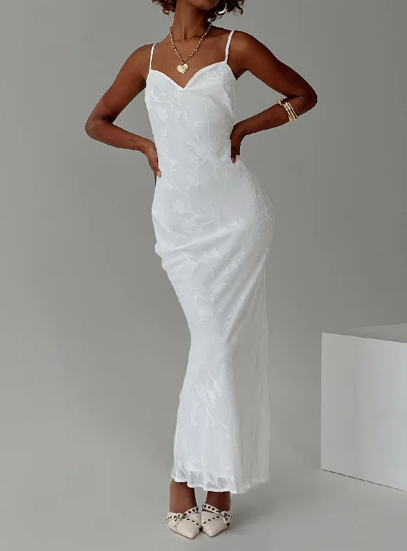 Naeema Maxi Dress White