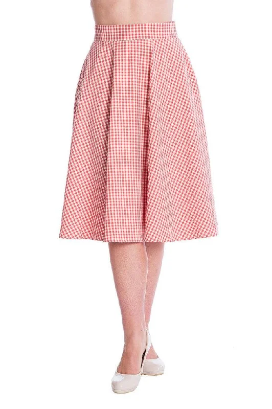 Gingham Picnick Skirt