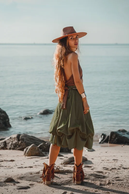 Maxi Skirt Aurora Olive