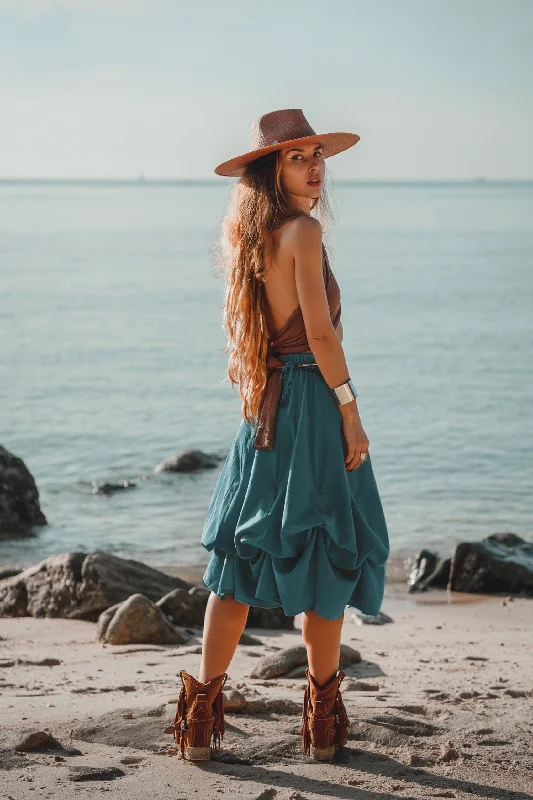 Maxi Skirt Aurora Teal