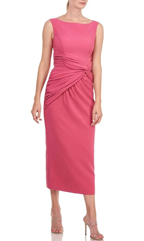 Kay Unger 5516686 - Tea Length Twist Front Dress