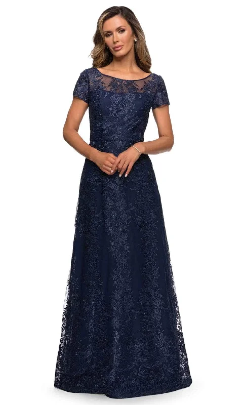 La Femme - Beaded A-Line Formal Dress 27935SC