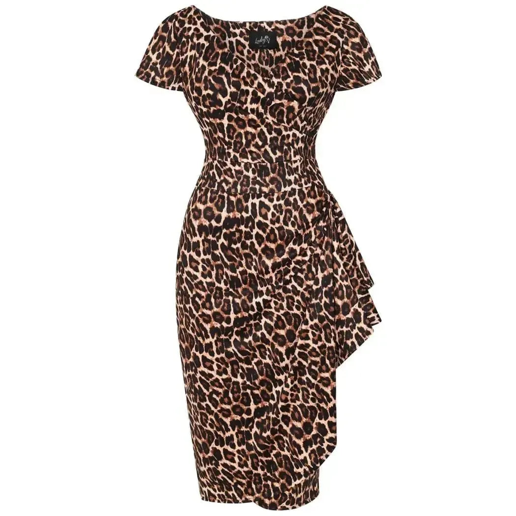 Elsie Dress - Leopard Print