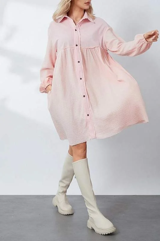 EFFORTLESS FLOW SHIRT DRESS