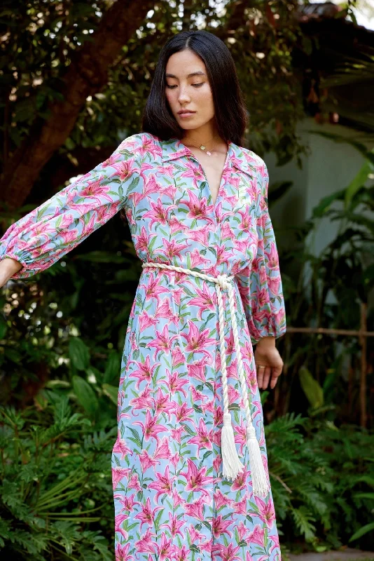 Summer Shirt Dress- Bemberg