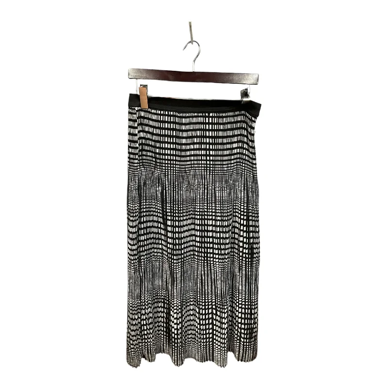 Skirt Midi By Elementz In Black & Grey, Size: S