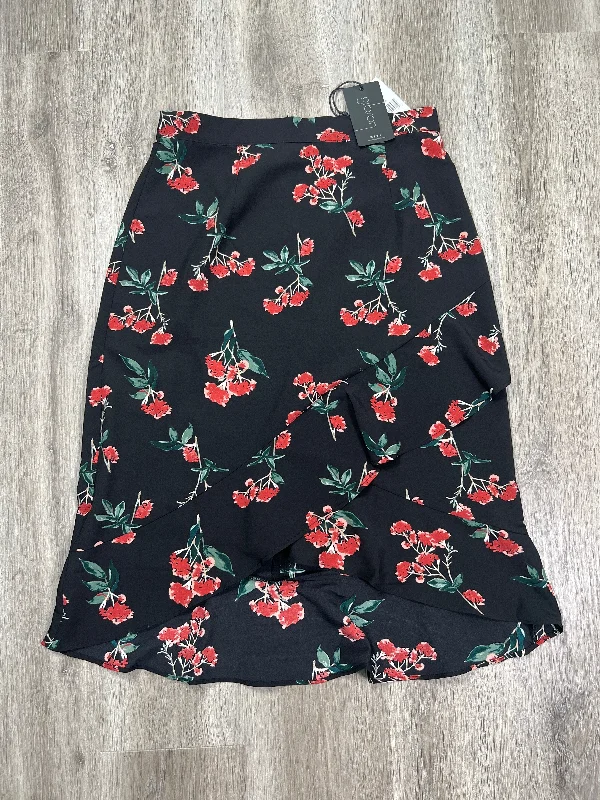 Skirt Midi By Gibson In Floral Print, Size: M