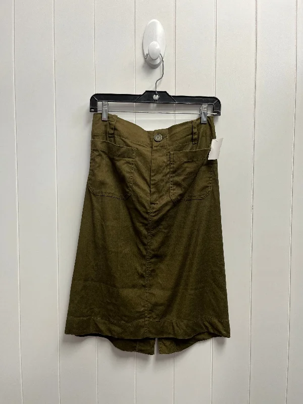 Skirt Midi By Maeve In Green, Size: S